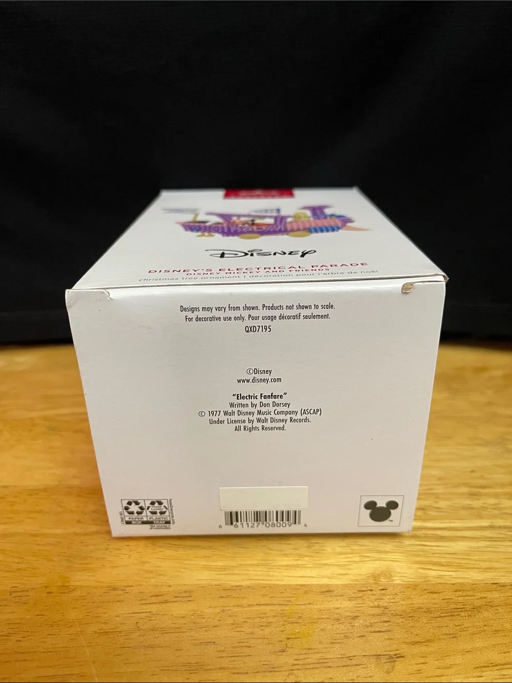 Disney Purple Mickey Electrical Parade Ornament